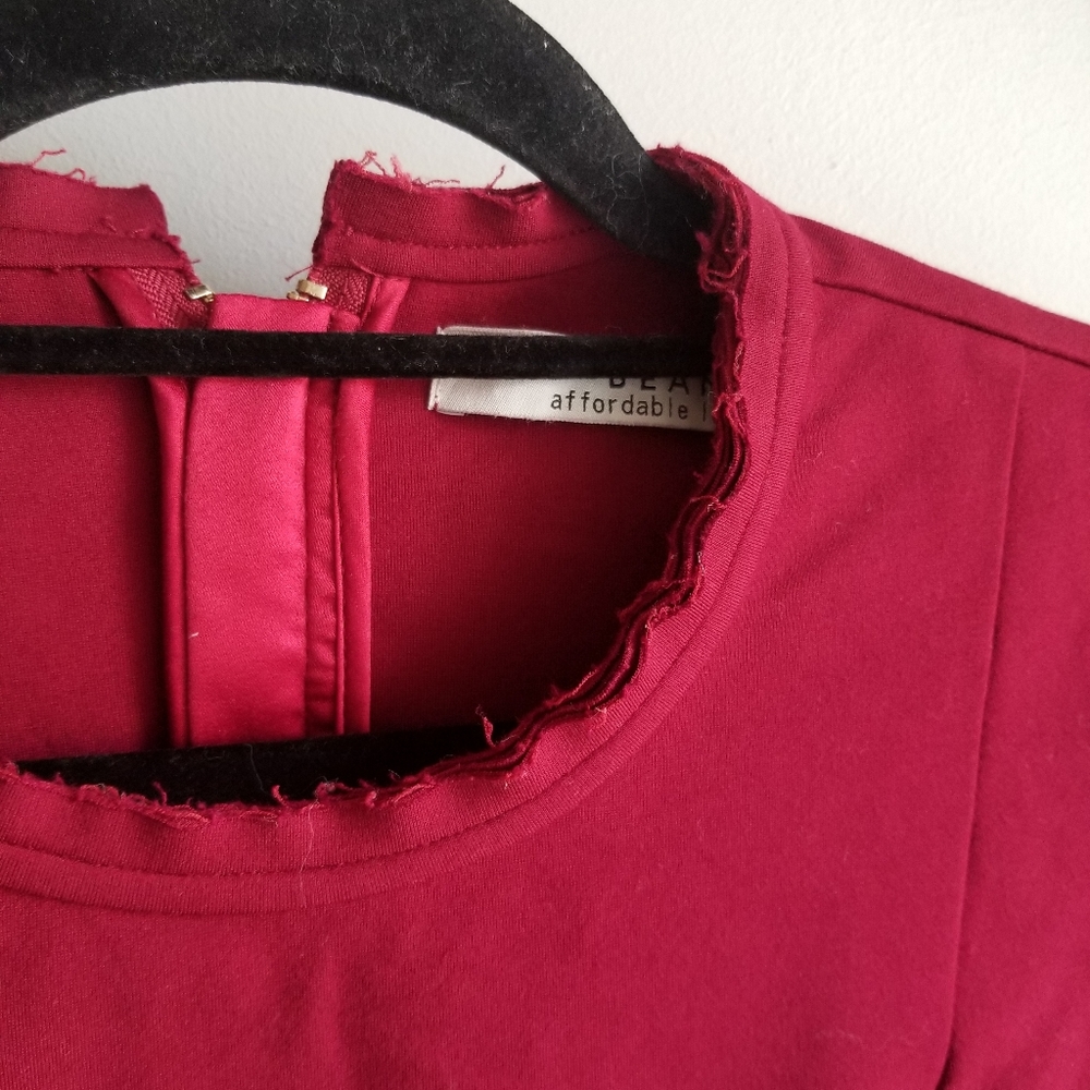 👗BEANS RED MINI DRESS - Picture 4 of 5